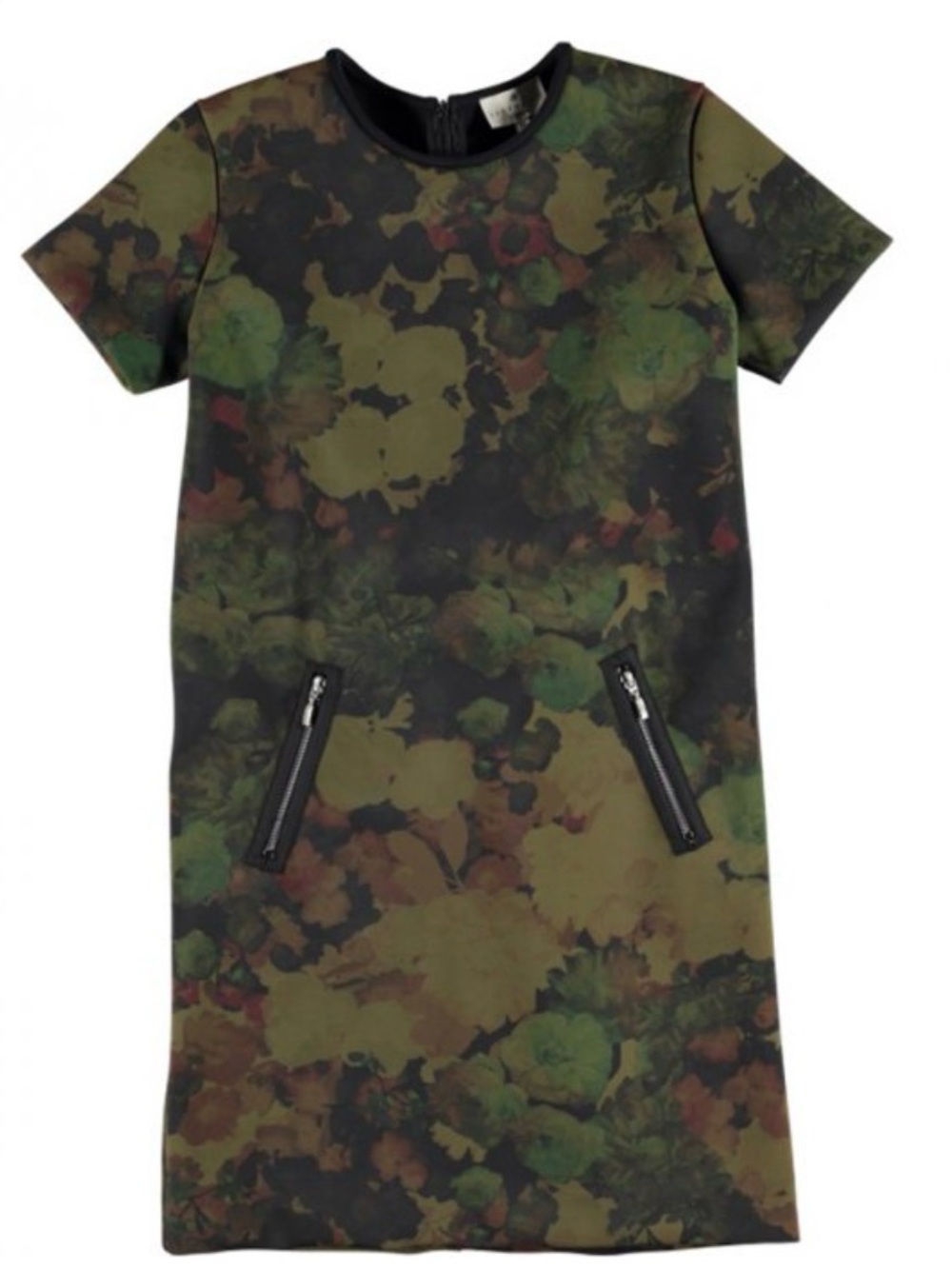 Essentiel Antwerp Floral Camo Short Sleeve Dress Size 10
